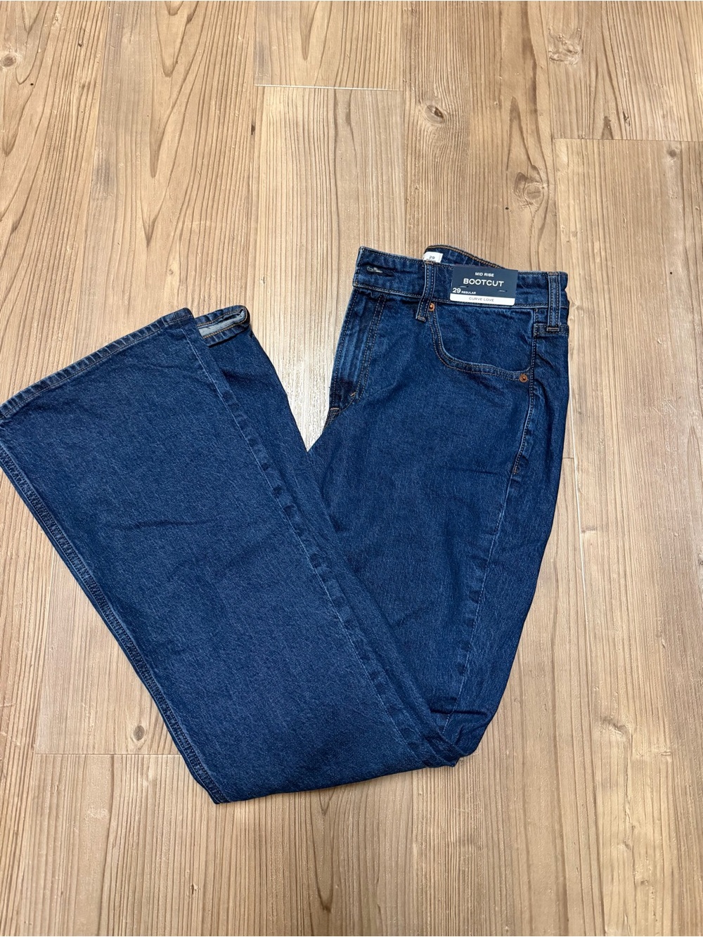 NWT Abercrombie curve love bootcut jeans